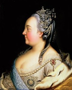 エリザベスペトロフナの肖像（1709-62）ロシア皇后、1768年頃